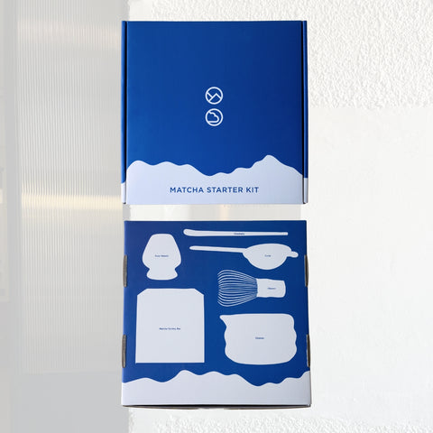 Premium Matcha Starter Kit – 10 Sachets, Traditional Bowl, Chasen, Scoop & Sieve