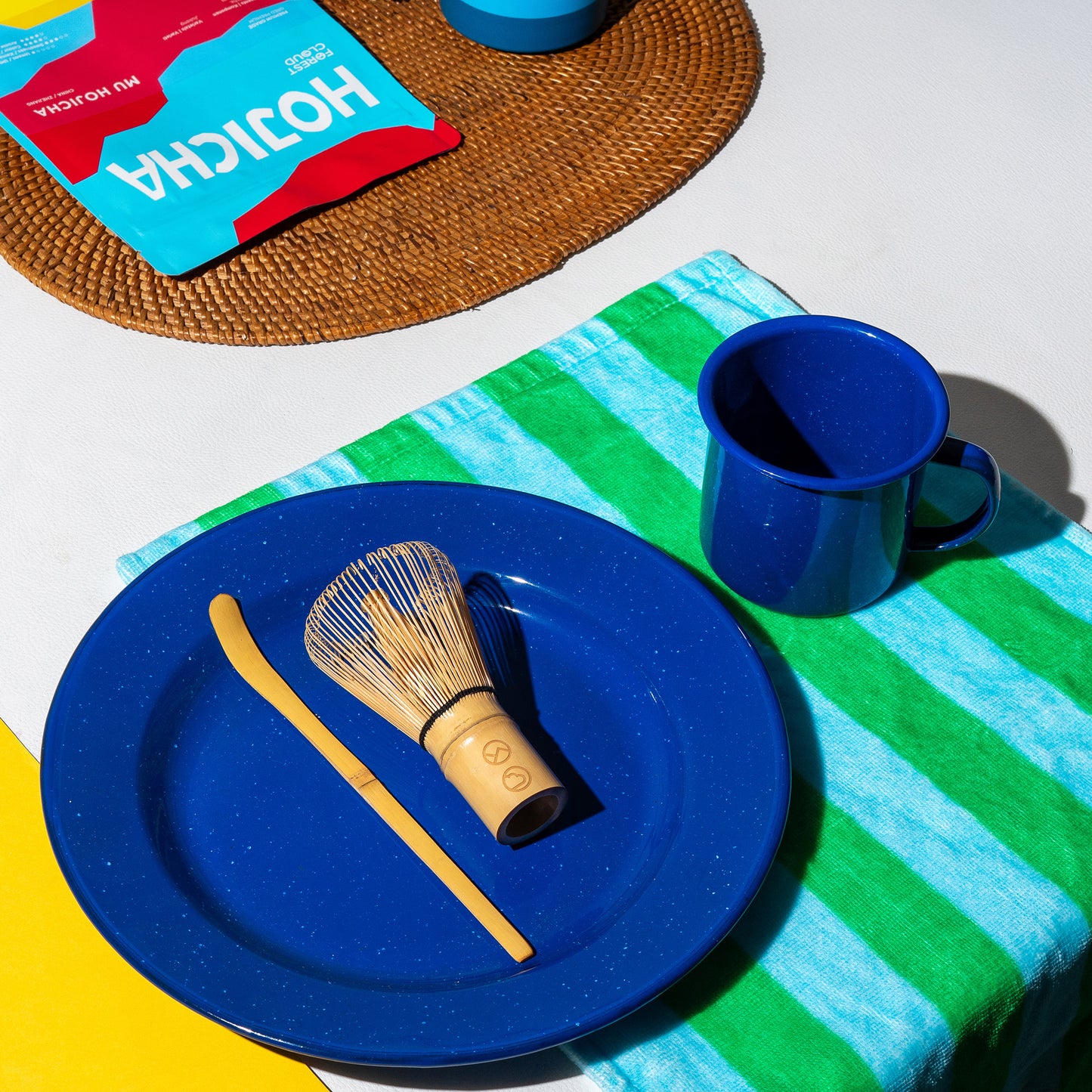 Matcha Bundle: Ran Matcha + Hojicha + Bamboo Whisk + Bamboo Spoon