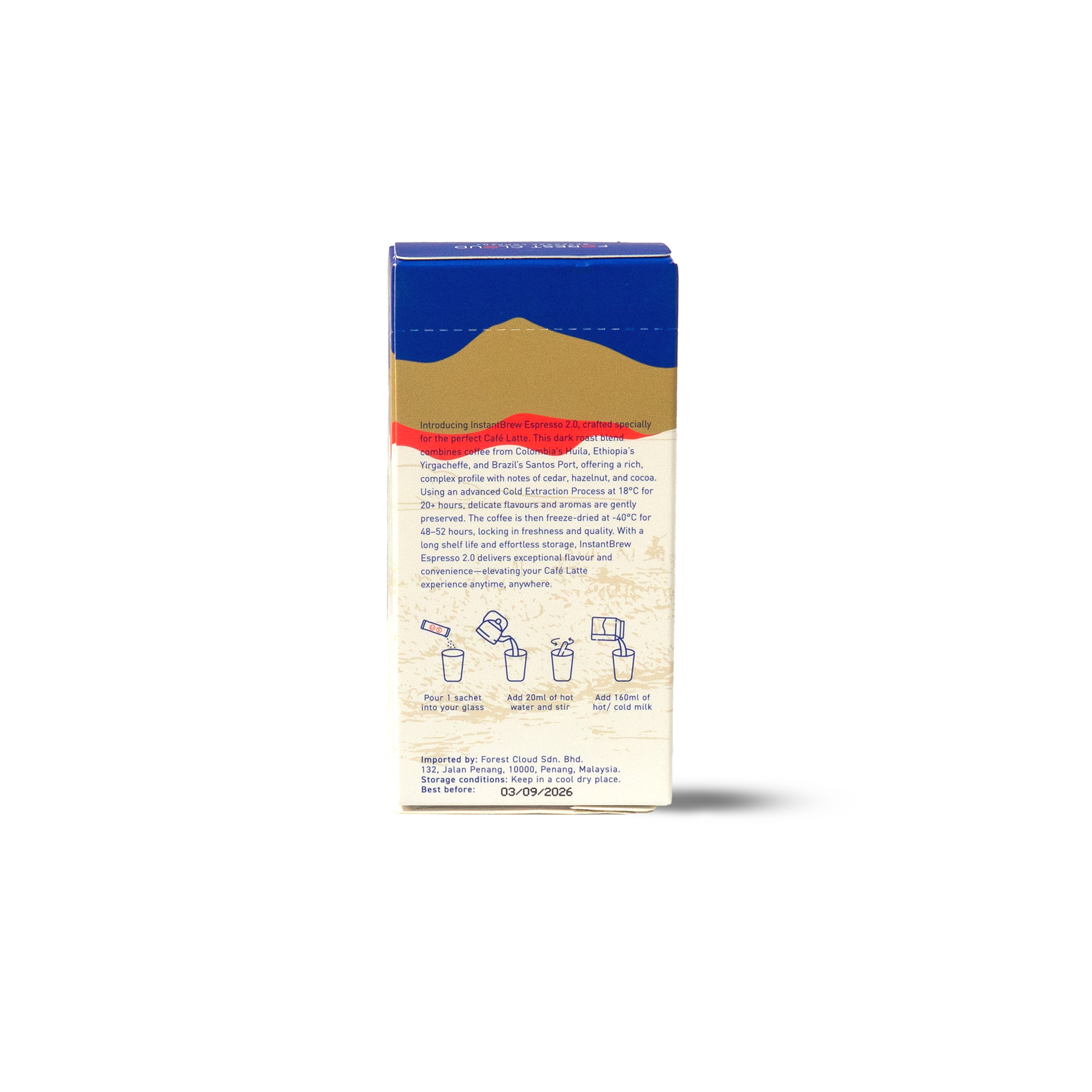 Forest Cloud InstantBrew Espresso Blend 2.0 (10 sachets)