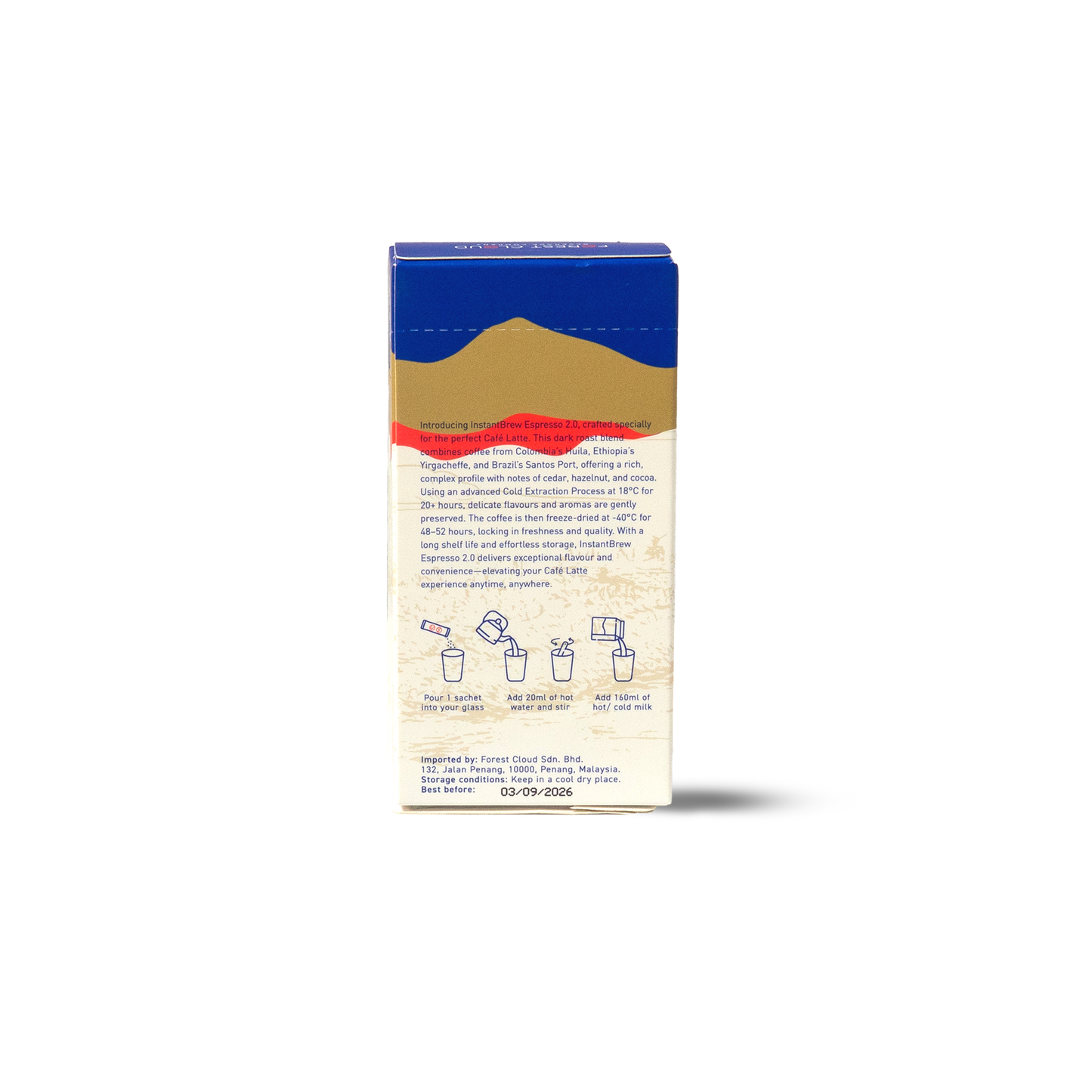 Forest Cloud InstantBrew Espresso Blend 2.0 (10 sachets)