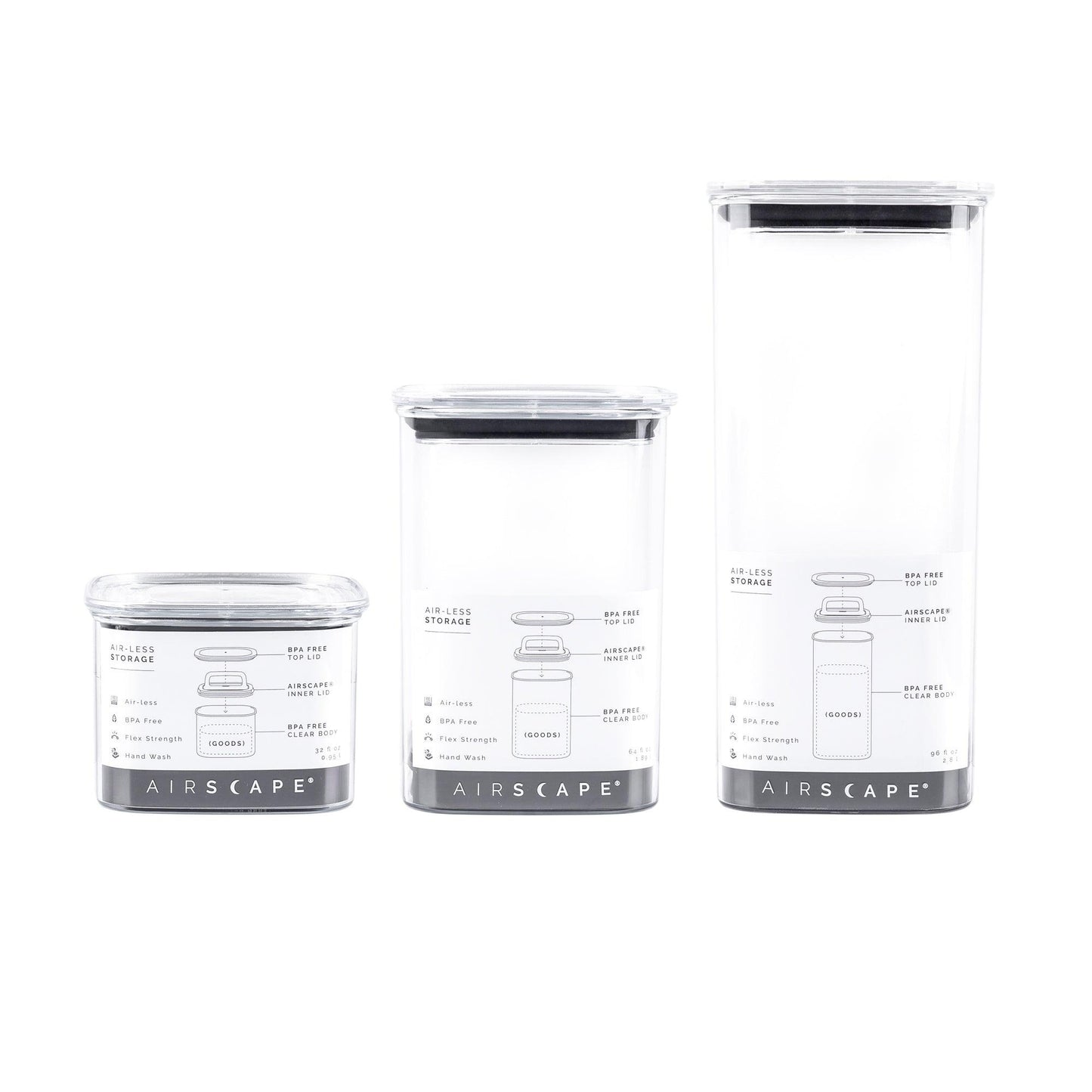 Airscape® Lite Food Storage Container - Forest Cloud