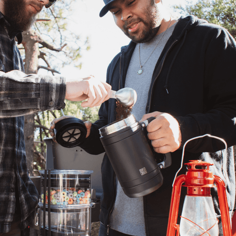BruTrek - BaseCamp French Press - Forest Cloud