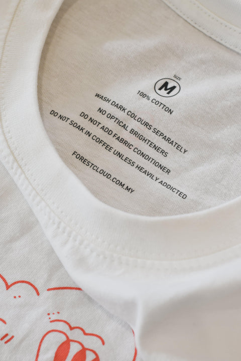 Coffee Adrenaline Tee - Forest Cloud